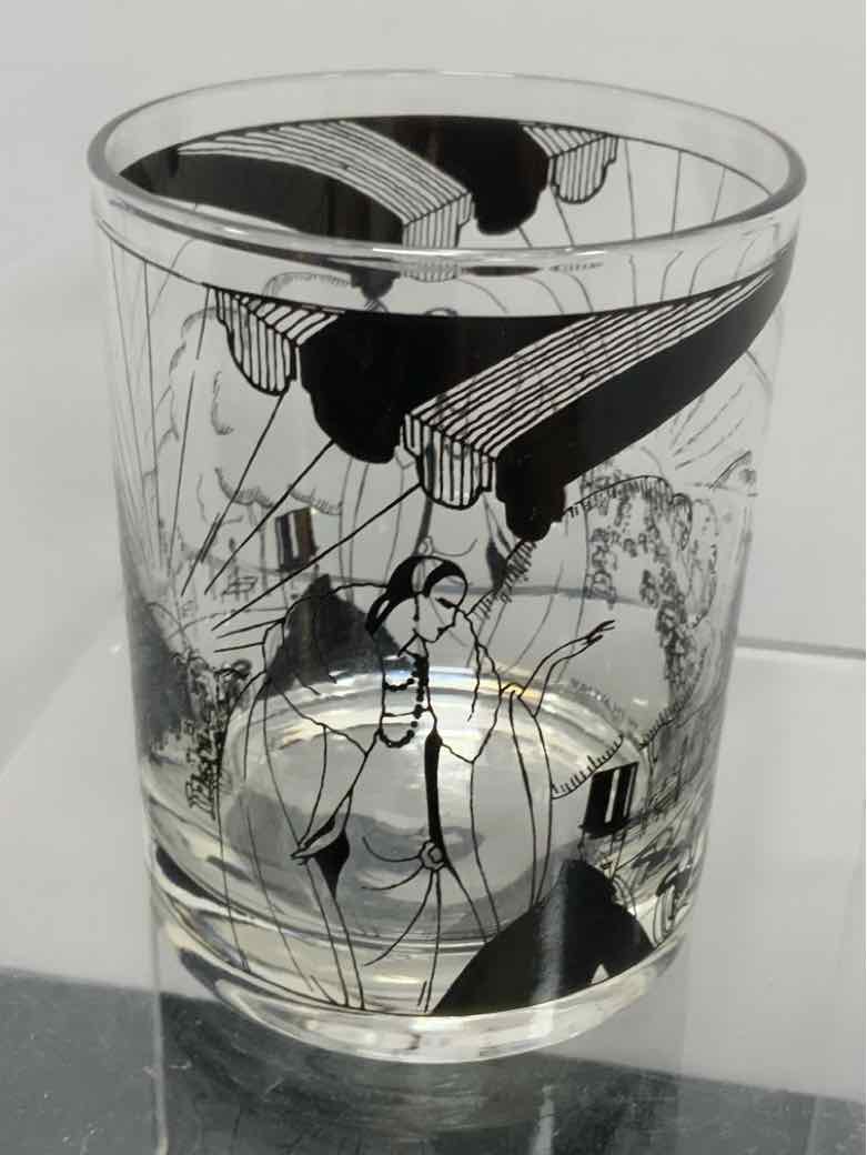 Saks Fifth Ave. Double Old Fashion Glass
