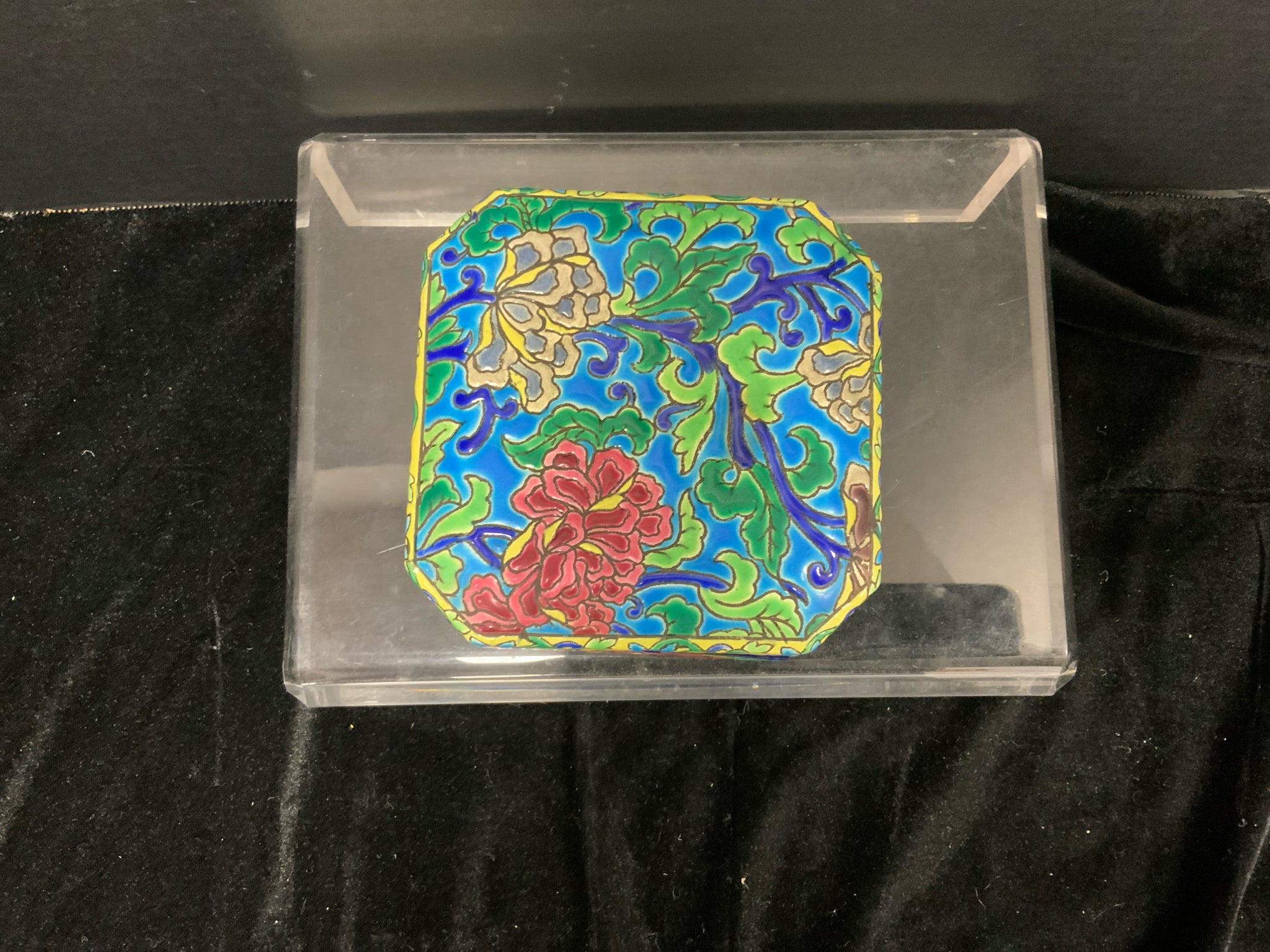 Longwy Lidded Box