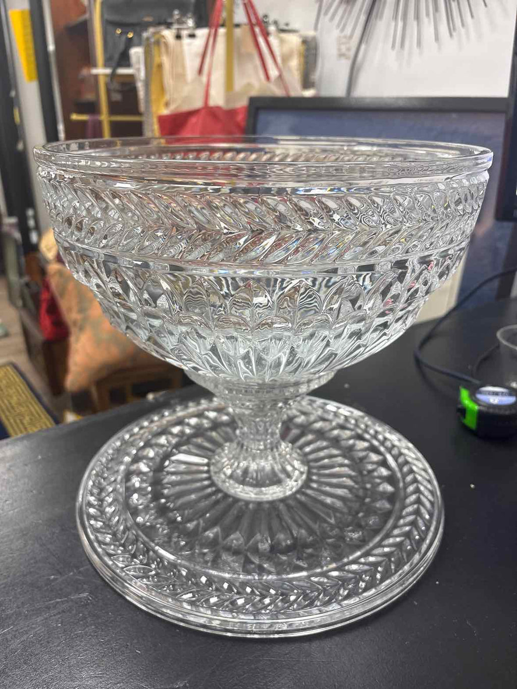 Godinger Cake Plate w/ Cover