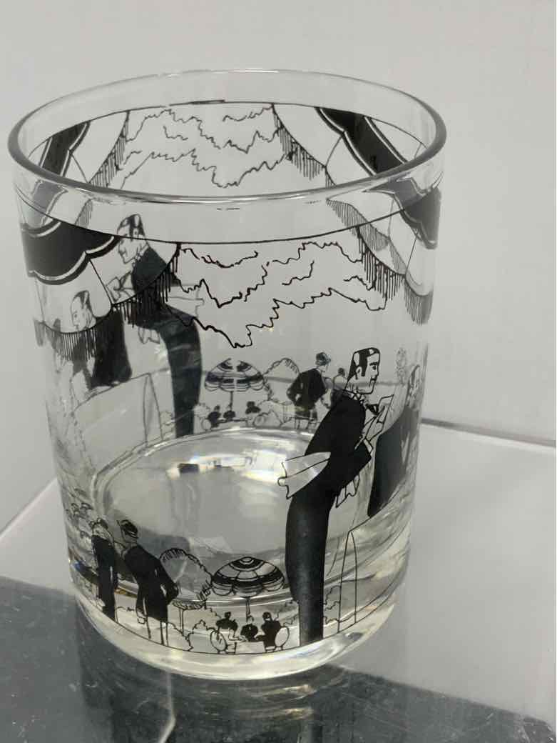 Saks Fifth Ave. Double Old Fashion Glass