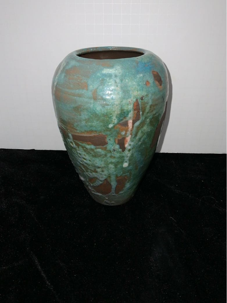 Raku Vase