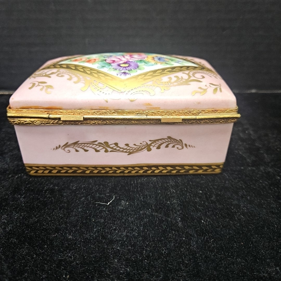 Limoges Signed Trinket Box