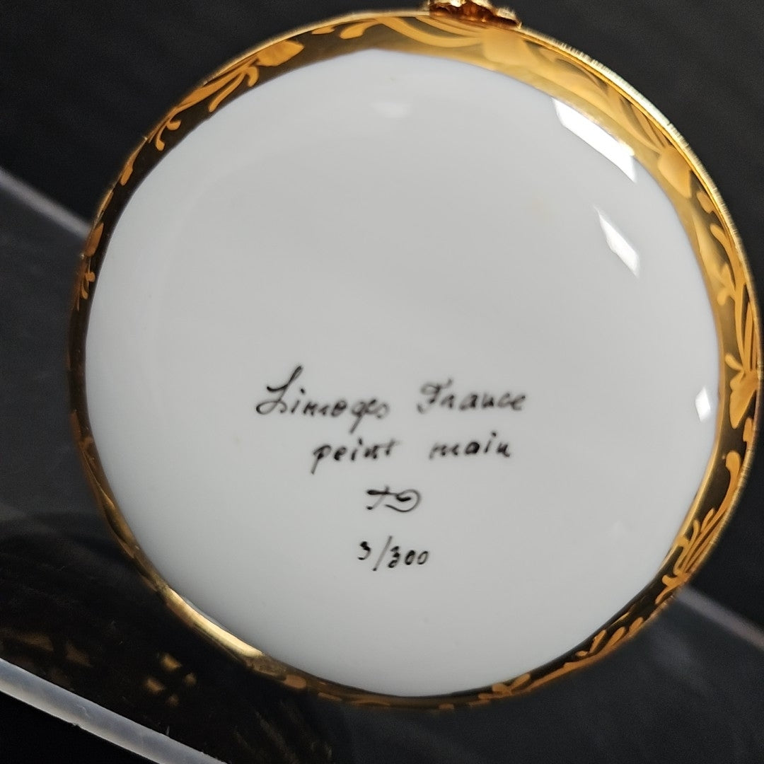 Limoges Signed Trinket Box