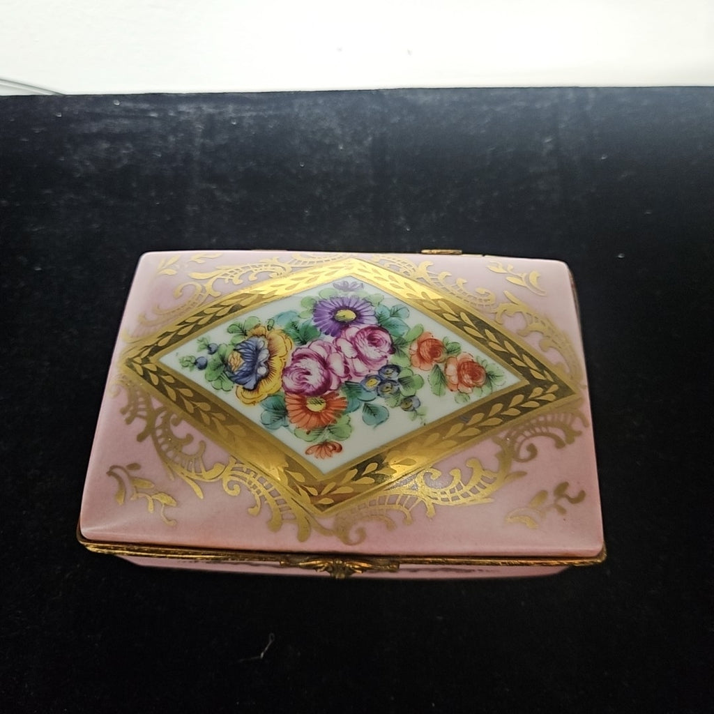 Limoges Signed Trinket Box