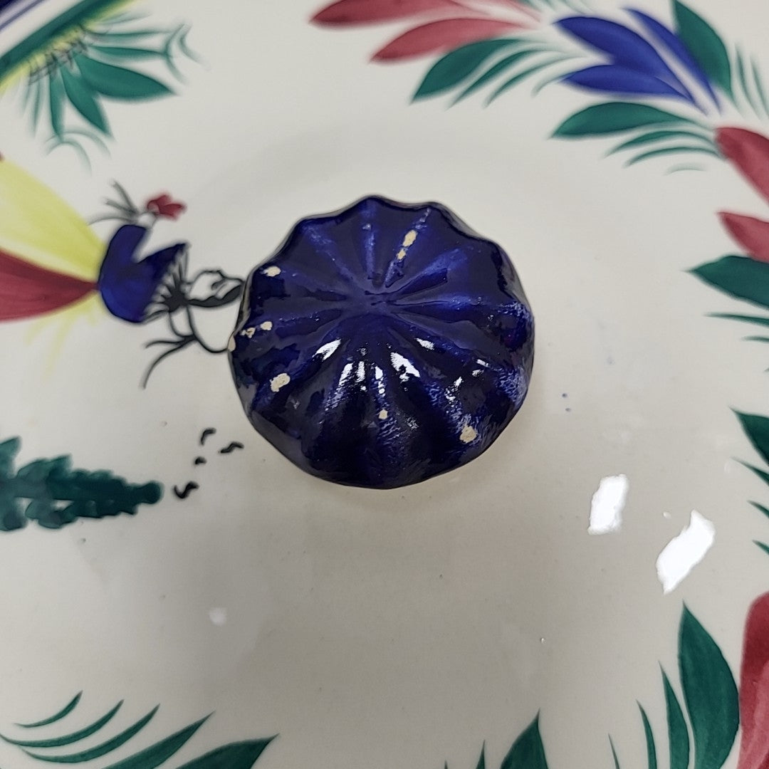 Quimper Lidded Casserole