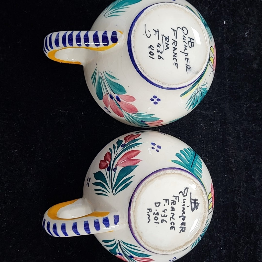 Quimper Teacup/Saucer