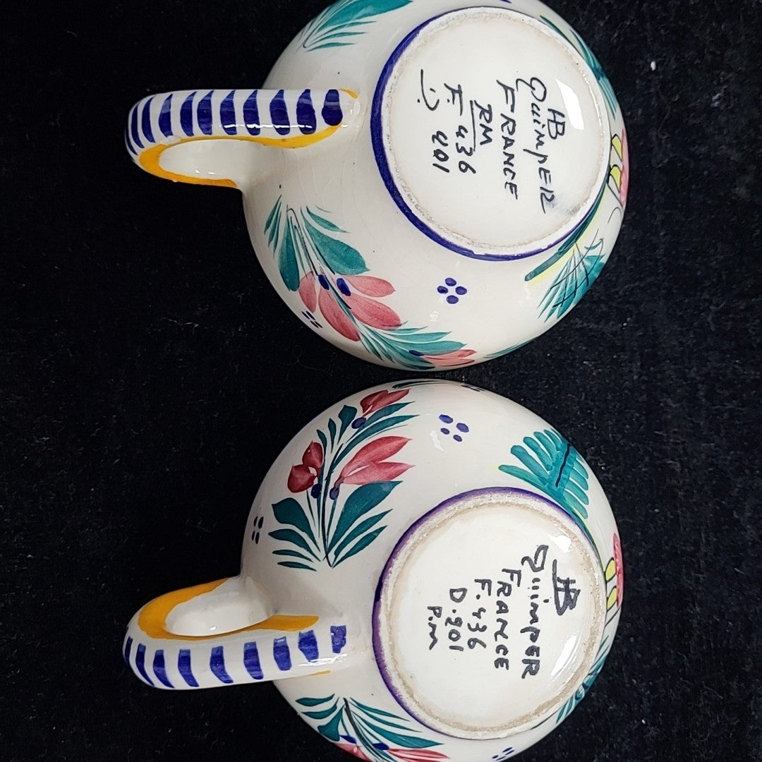 Quimper Teacup/Saucer