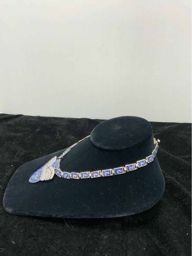 Taxco Necklace w/ Pendant/pin
