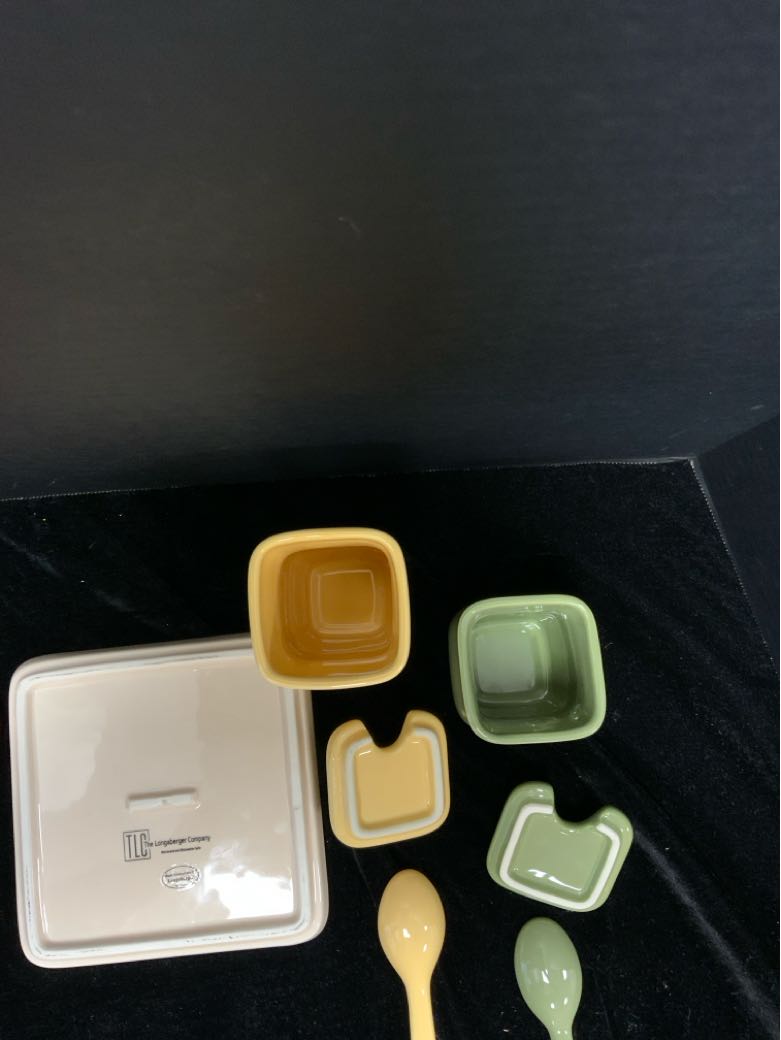 Longaberger Condiment Set