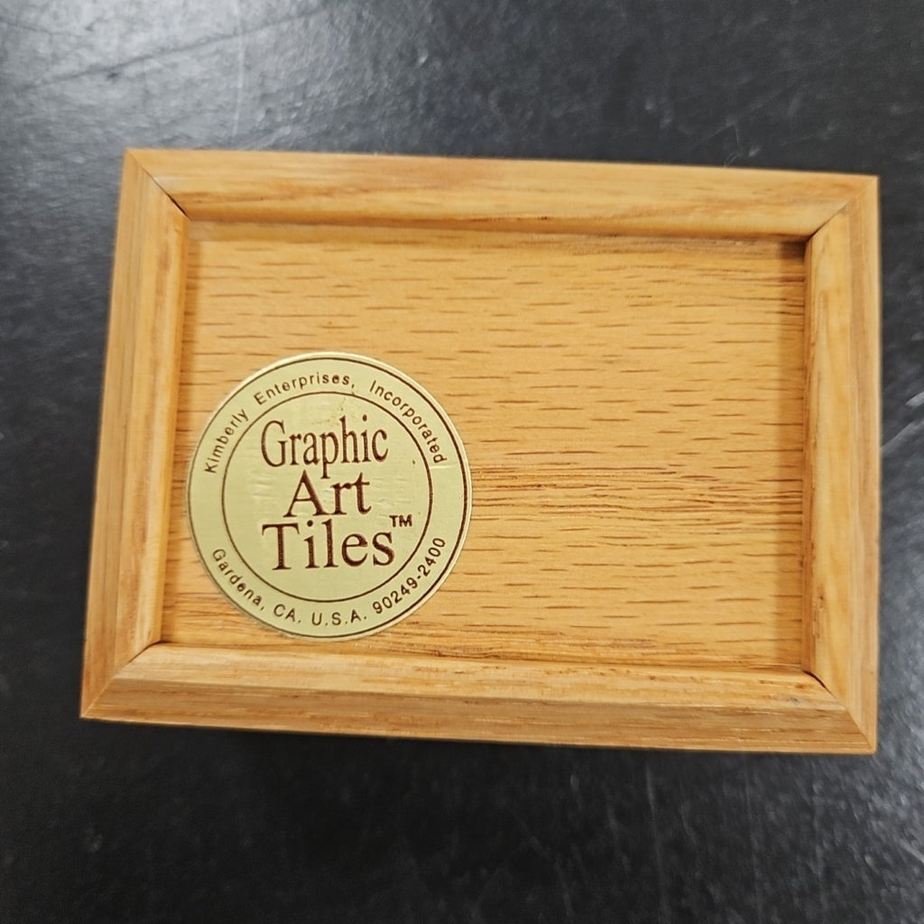 Graphic Art Tiles Trinket Box