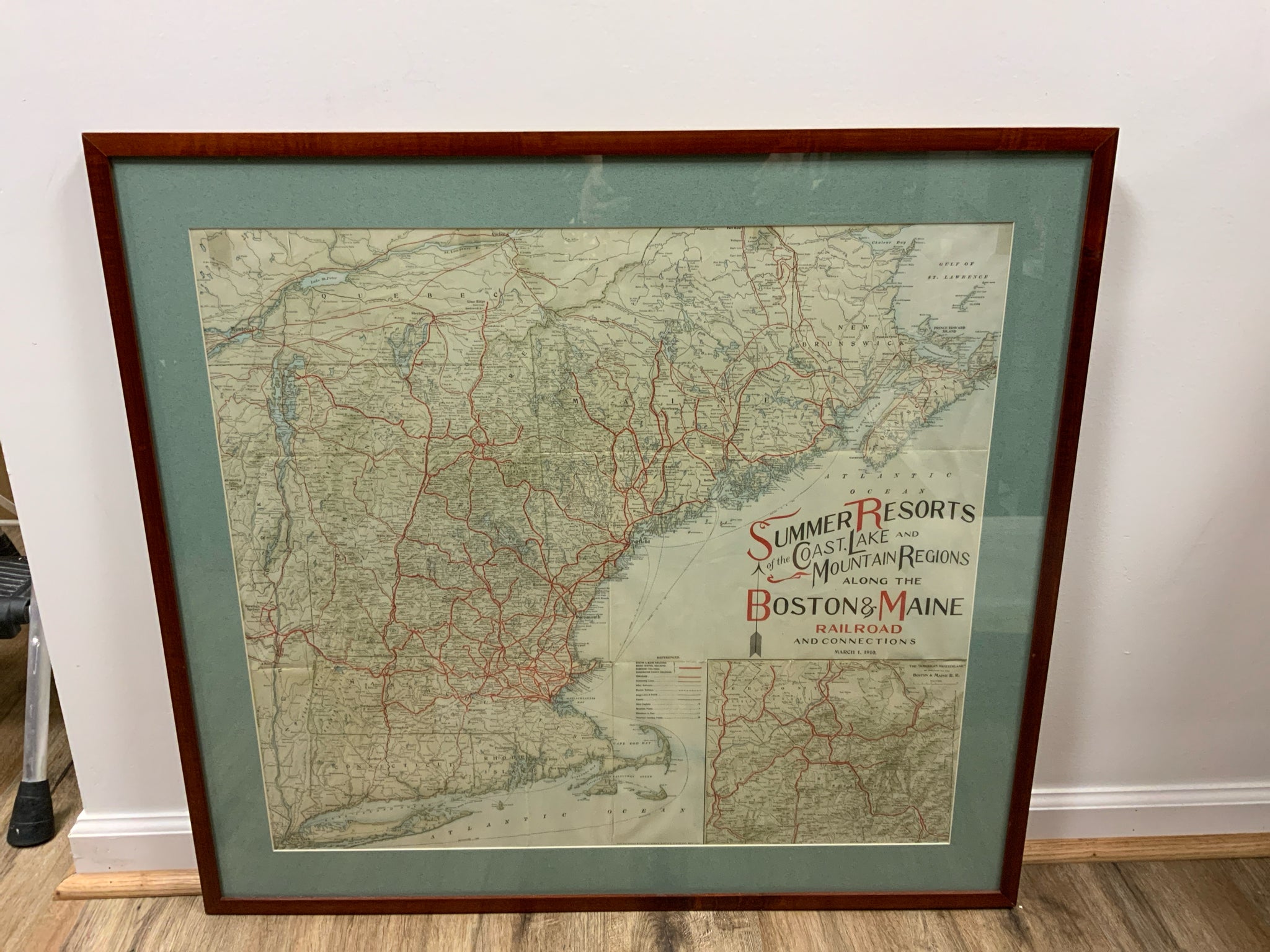 Framed Map