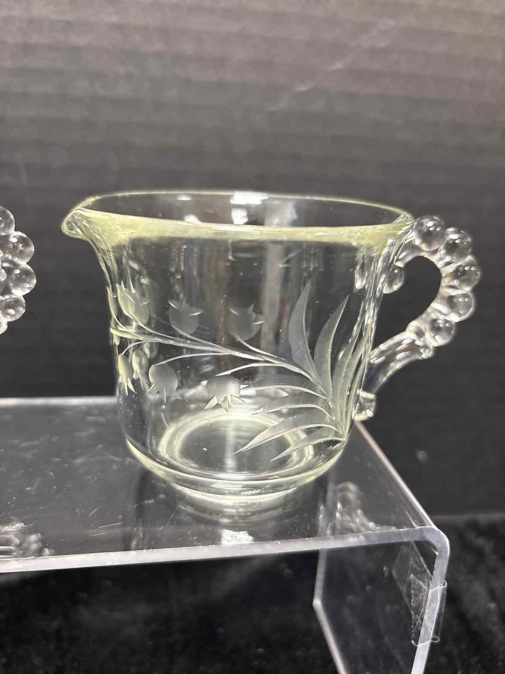 Imperial Glass Cream & Sugar