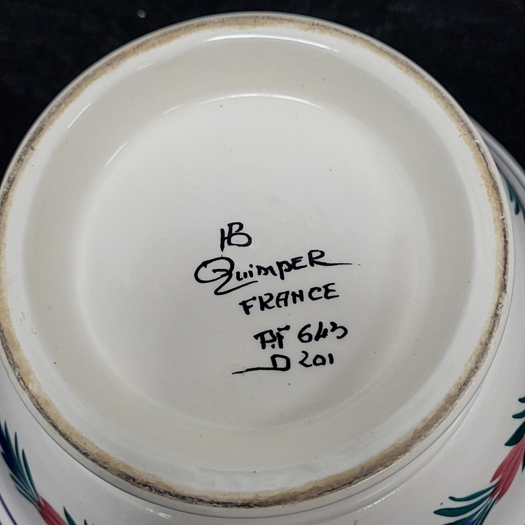 Quimper Serving Bowl