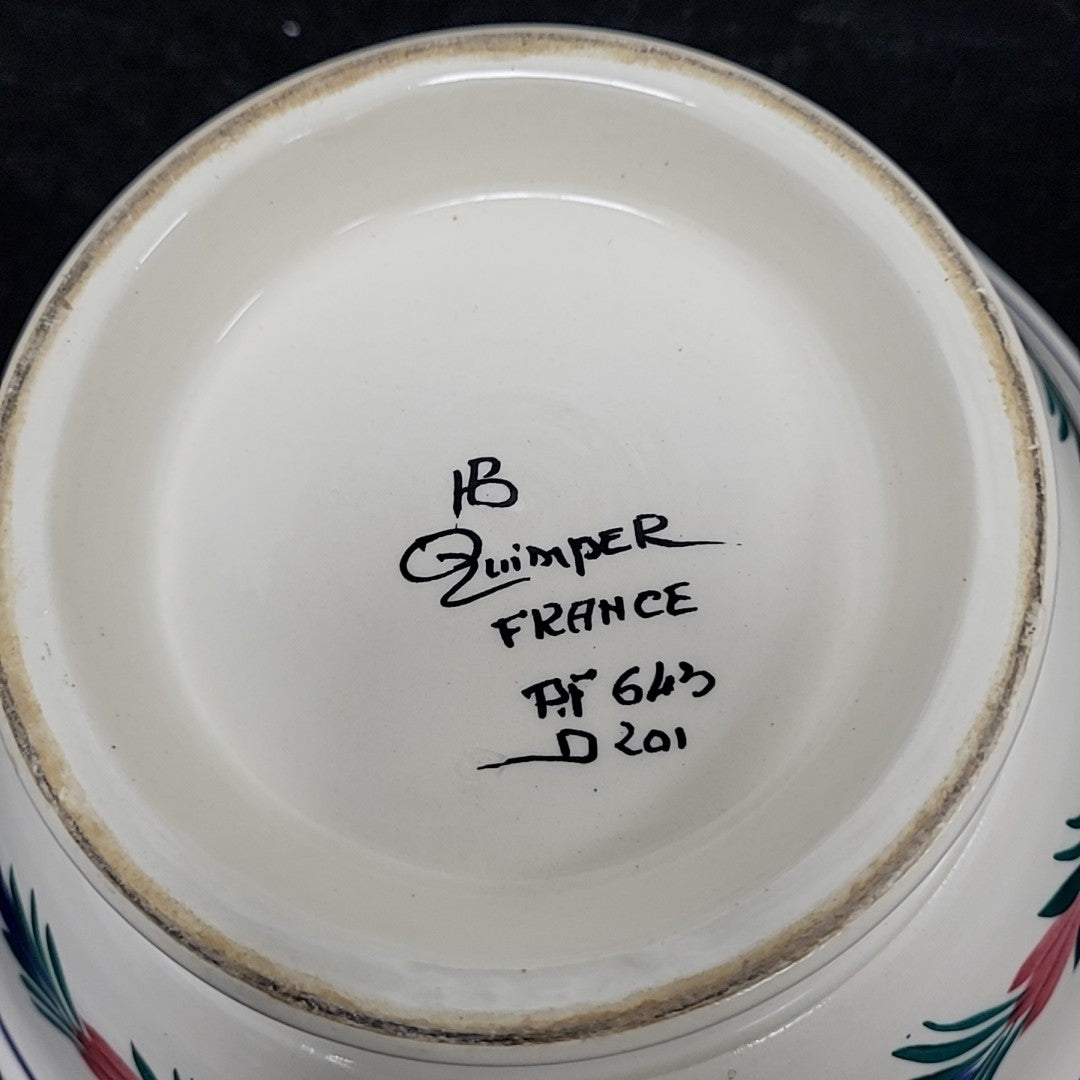 Quimper Serving Bowl