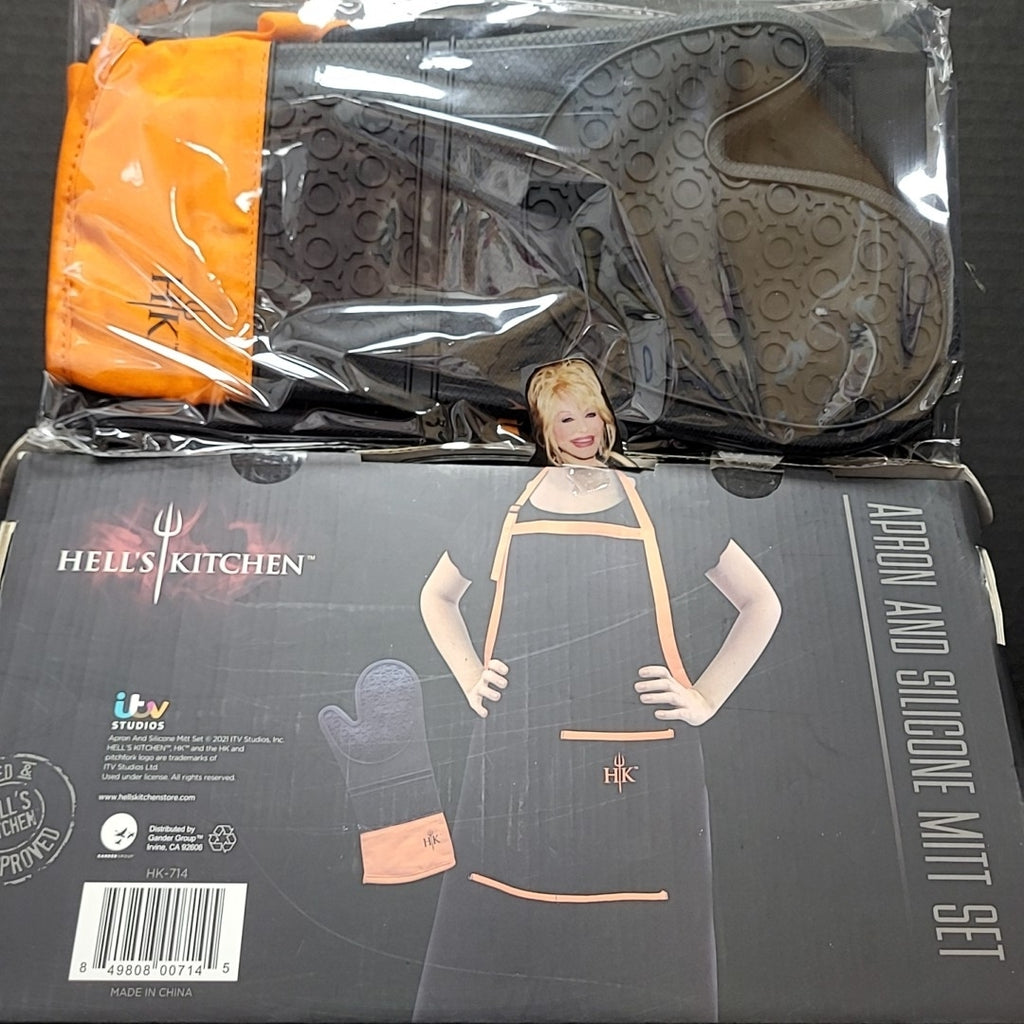 Hell's Kitchen Apron with Mitt