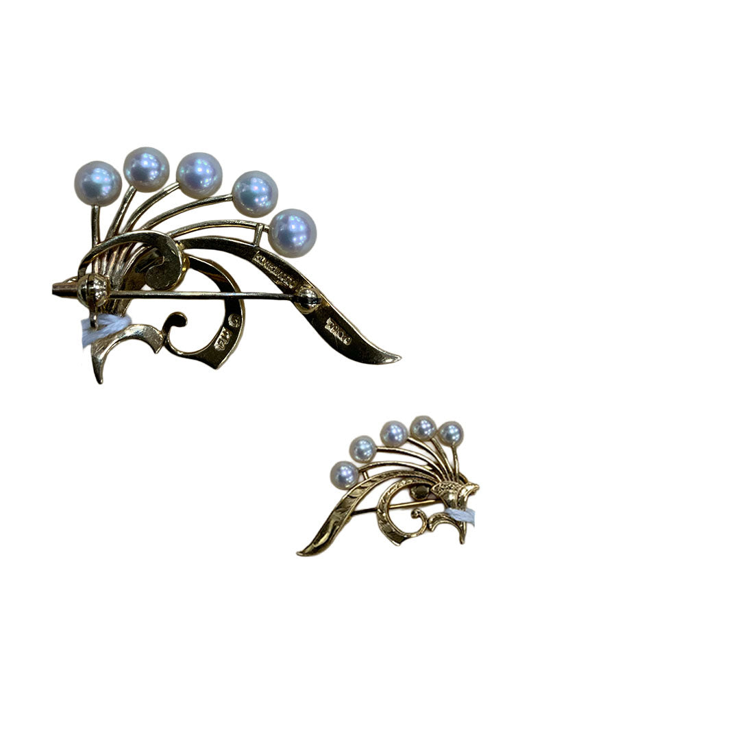 Mikimoto Brooch