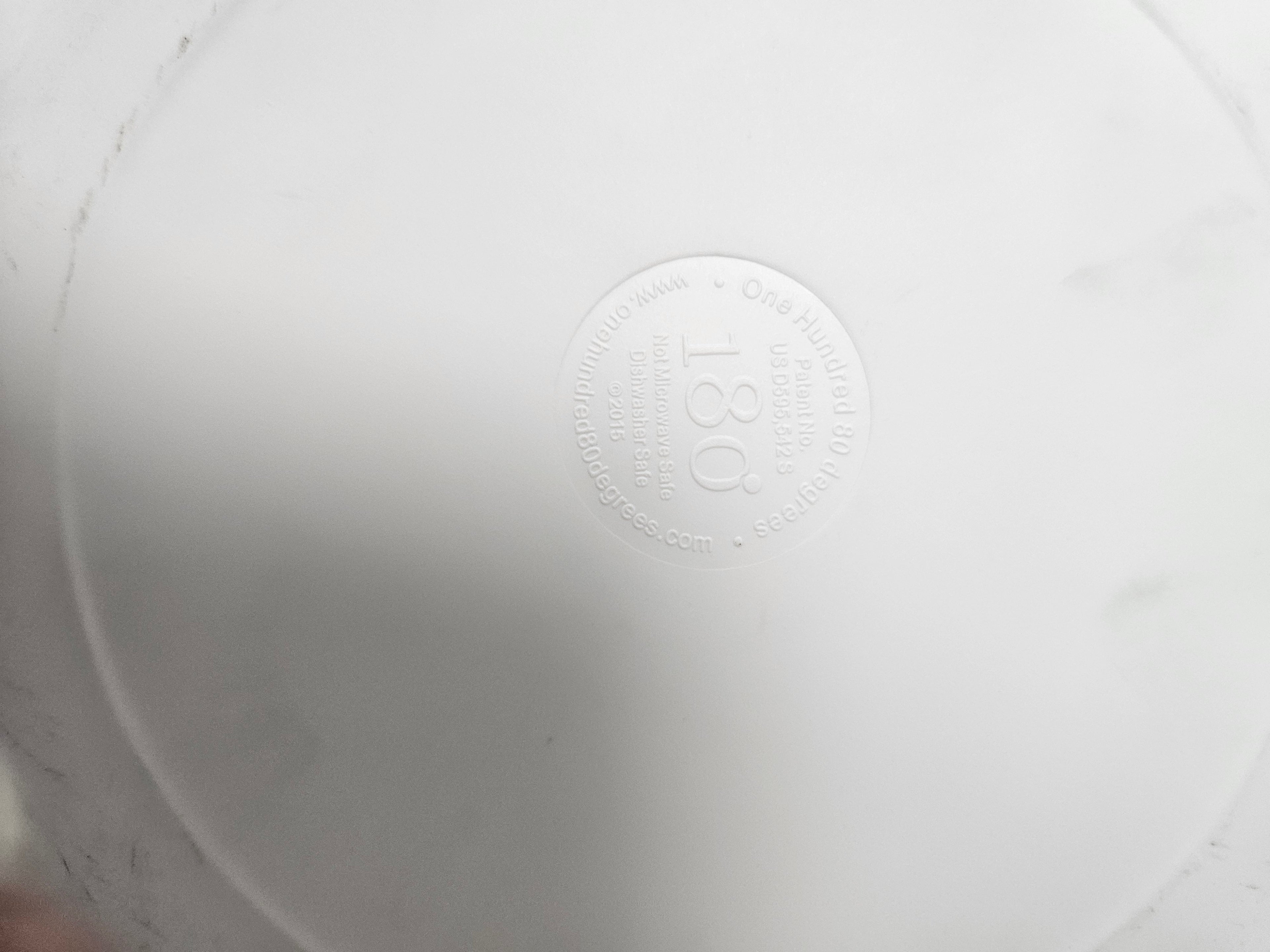 180 Degrees Plate