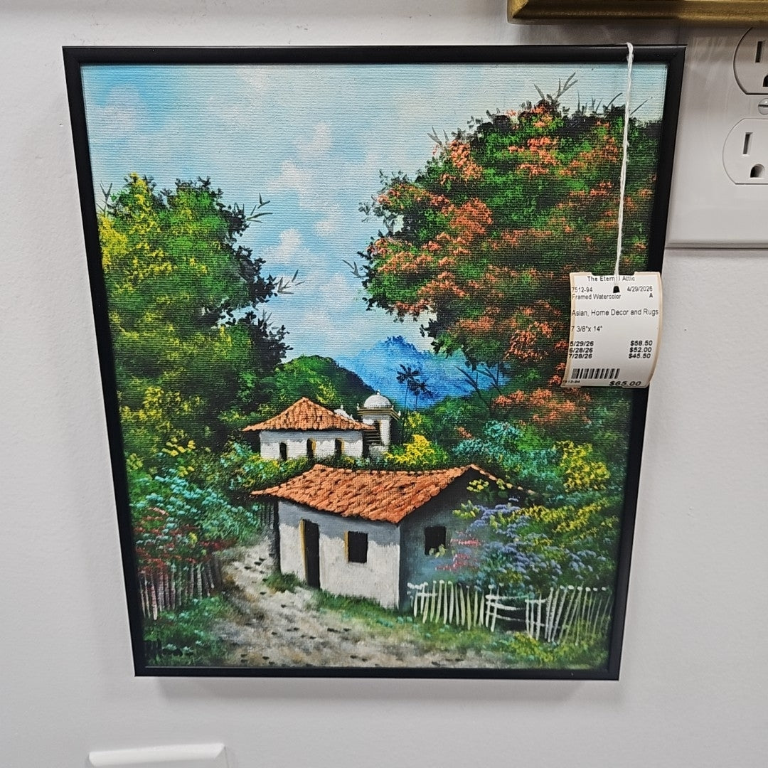 Framed Watercolor