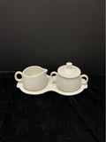 Homer Laughlin Creamer & Sugar Bowl