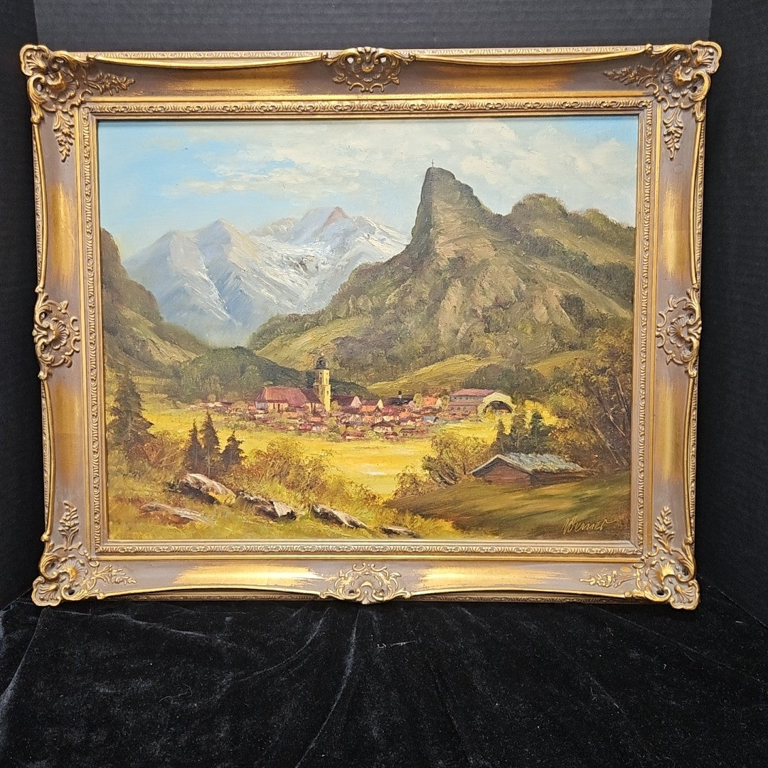 Framed Oil