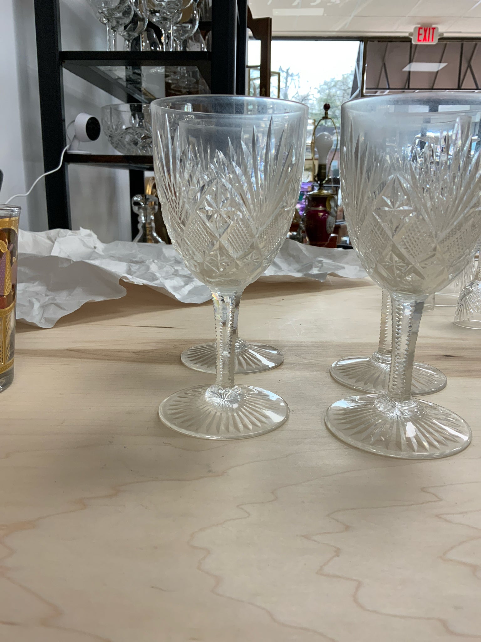 St. Louis Crystal Wine Glass