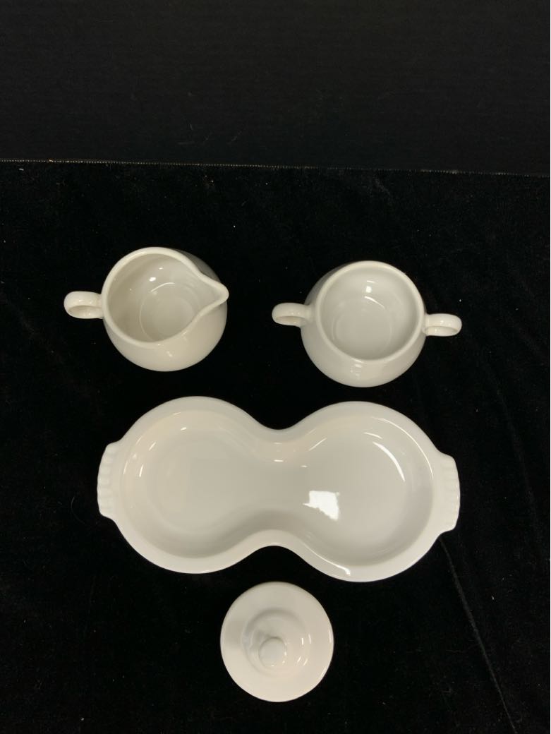 Homer Laughlin Creamer & Sugar Bowl