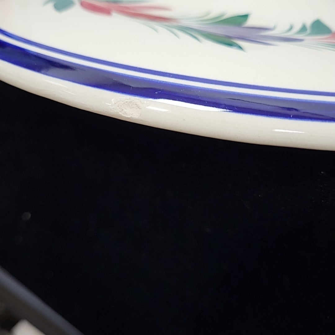 Quimper Lidded Casserole