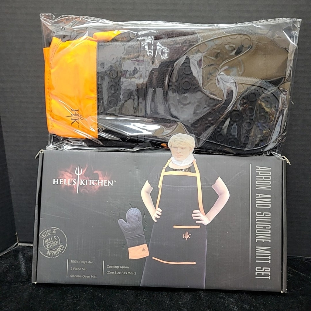 Hell's Kitchen Apron with Mitt