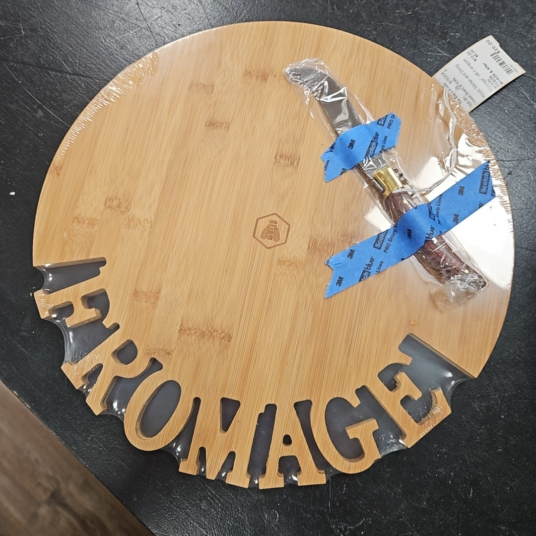 Cheese Board w/ Knife