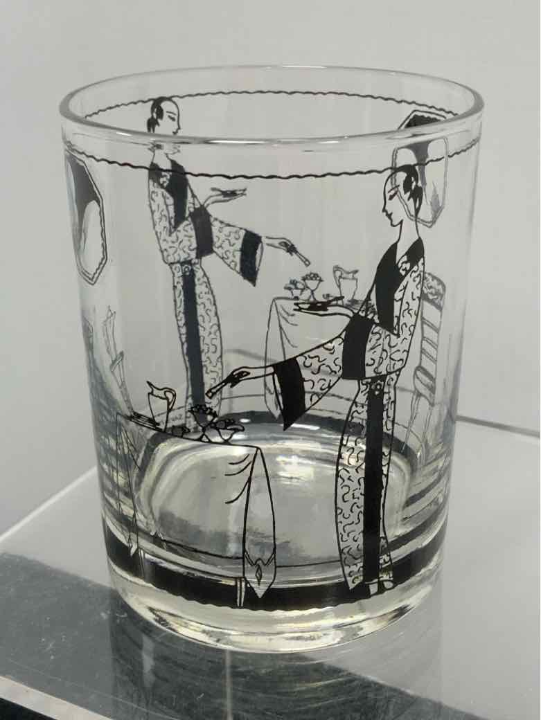 Saks Fifth Ave. Double Old Fashion Glass