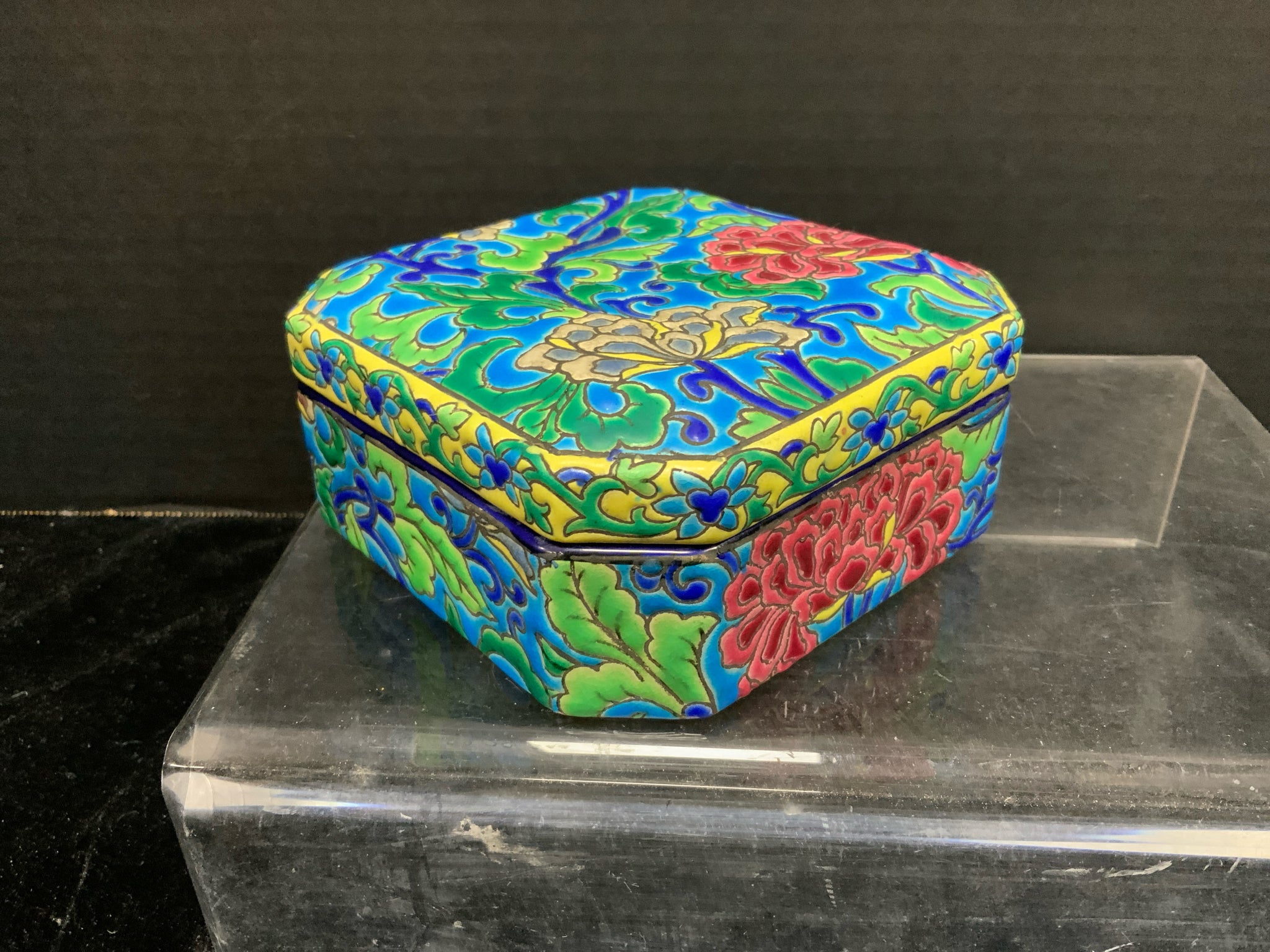 Longwy Lidded Box