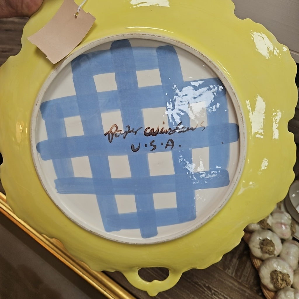 Paper Windows Serving Plate