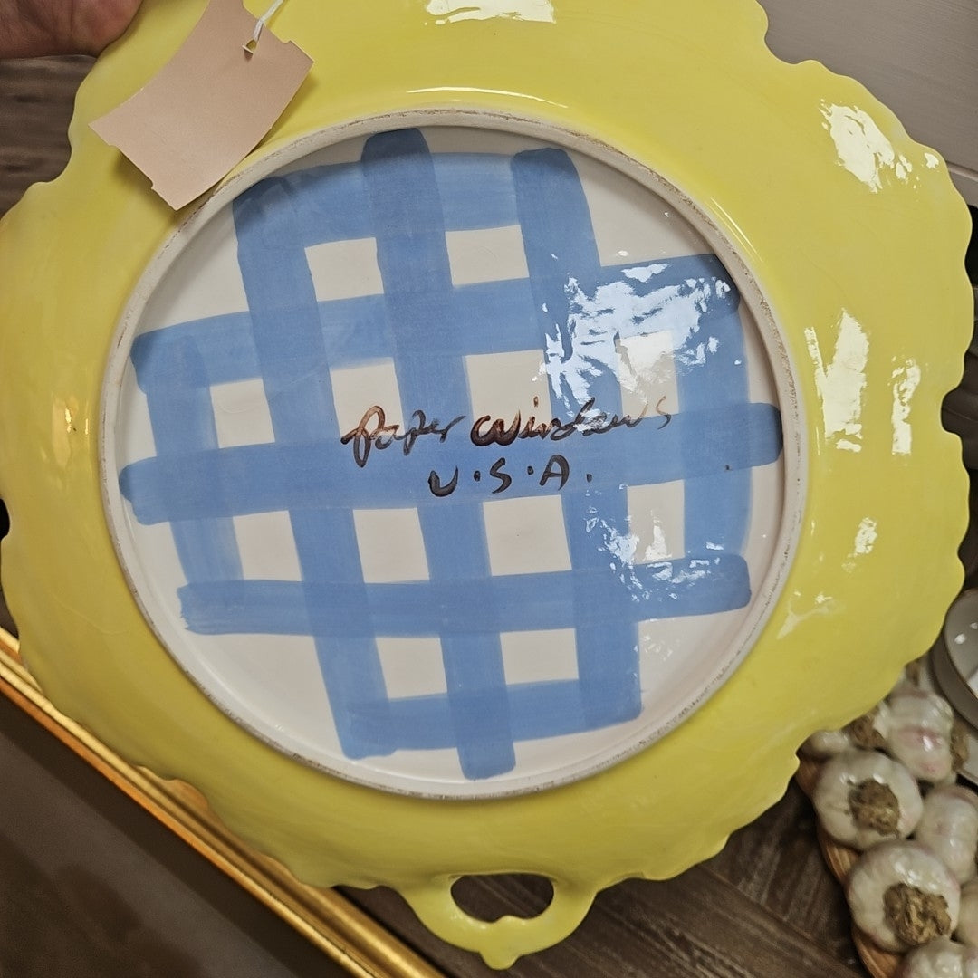 Paper Windows Serving Plate