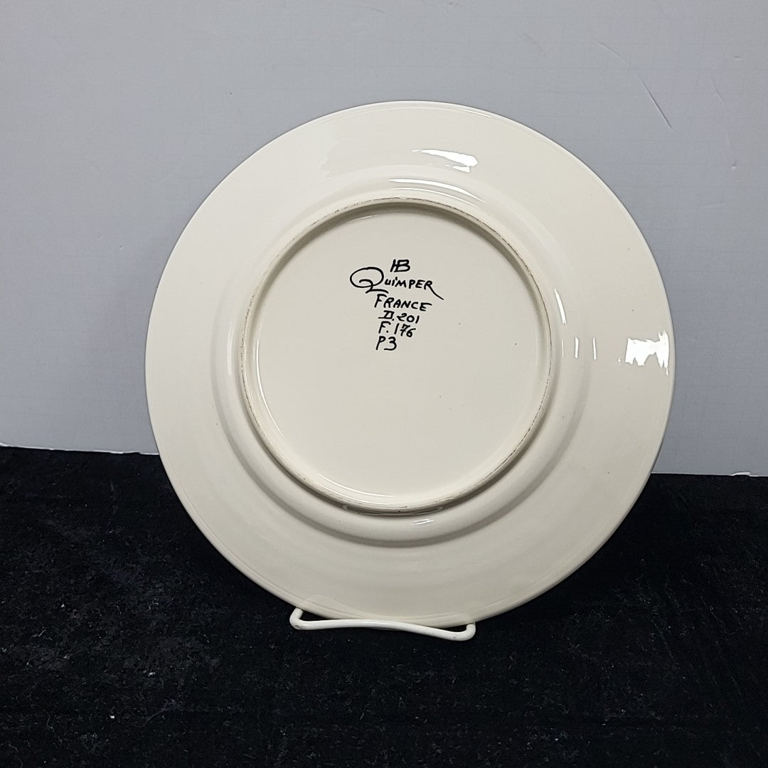 Quimper Dinner Plate