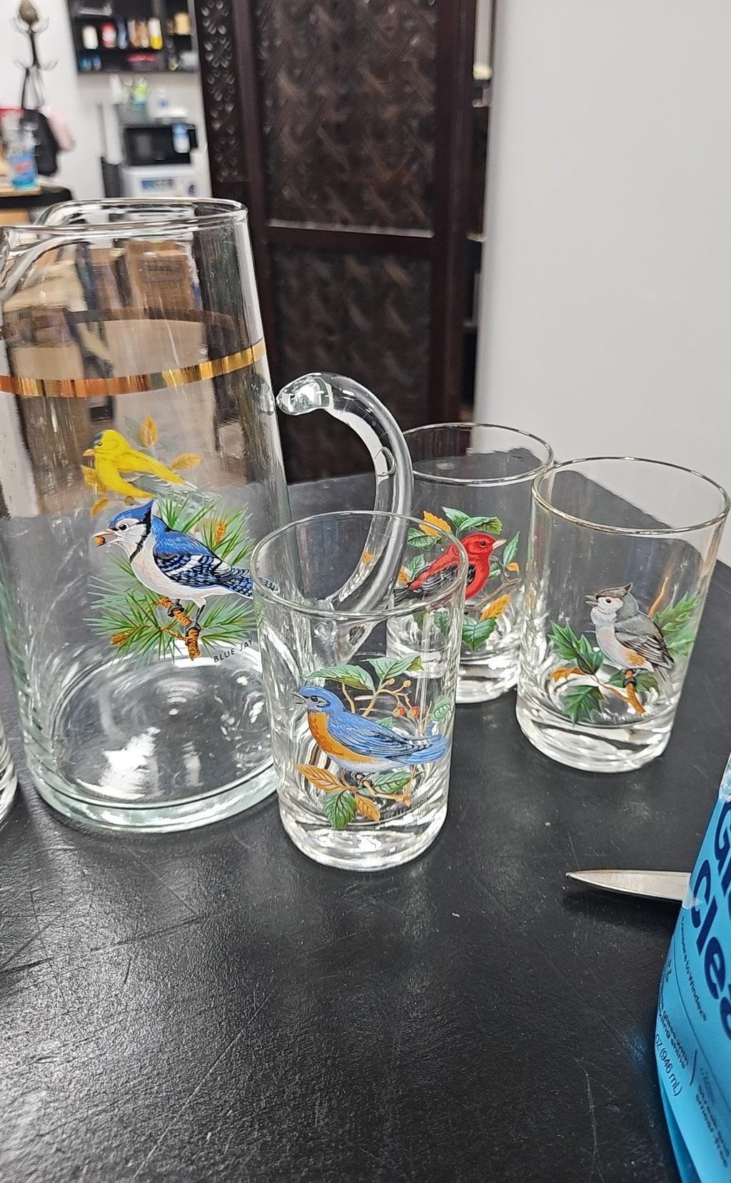 West VA Glass Juice Glass