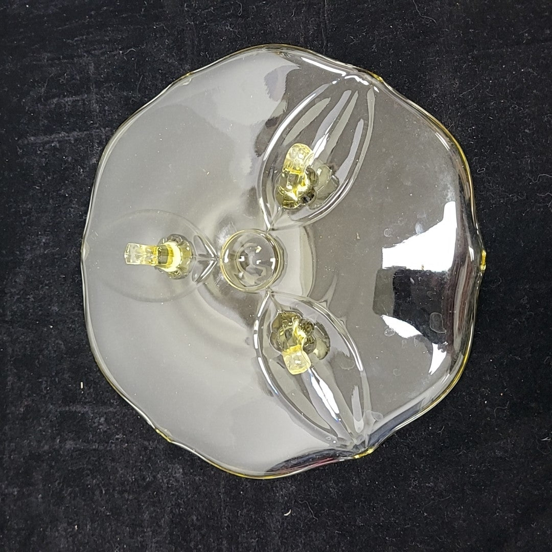 Lancaster Glass Cake Plate