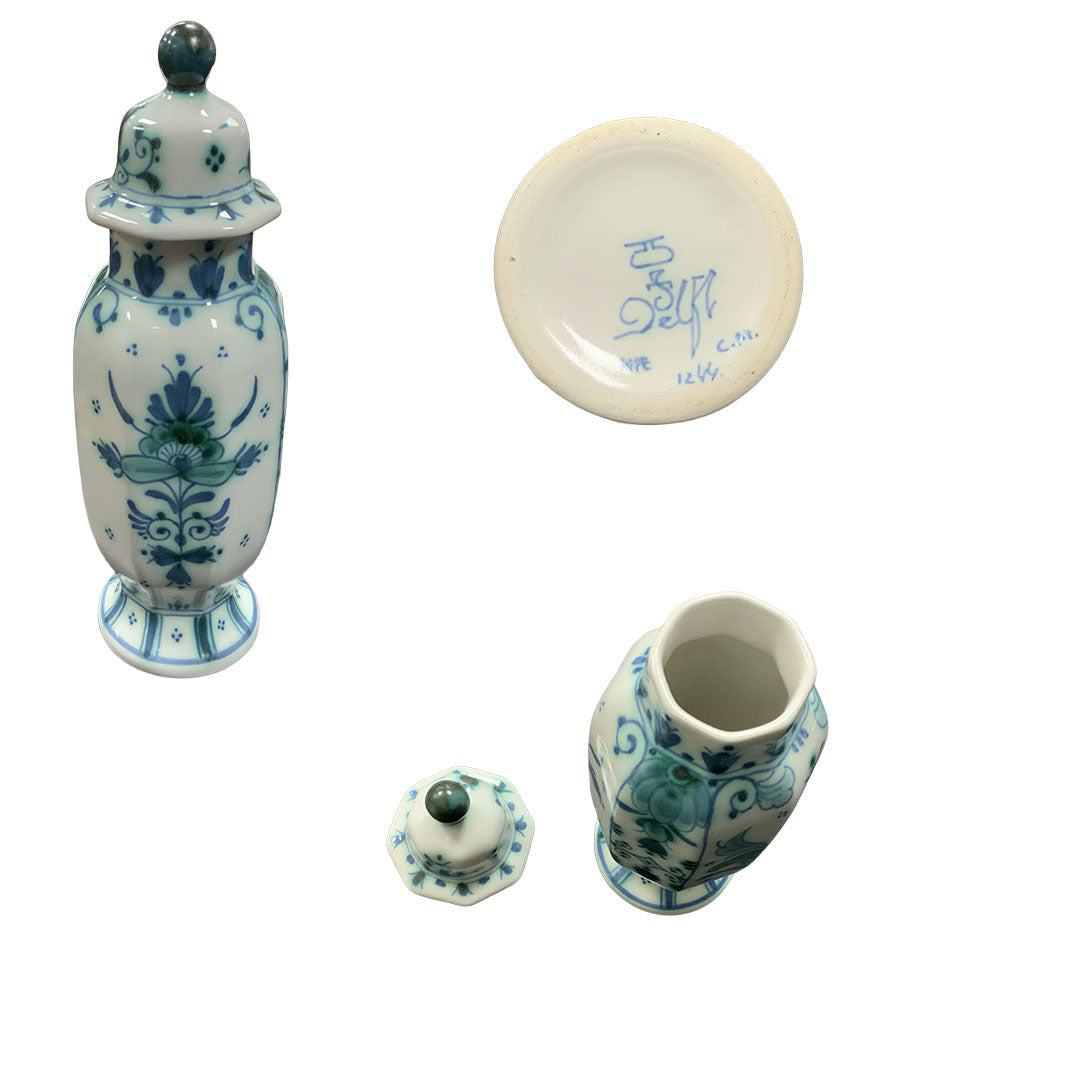 Delft Lidded Jar