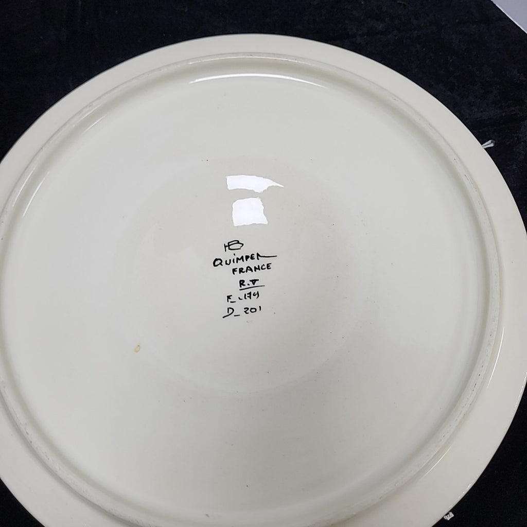 Quimper Lidded Casserole