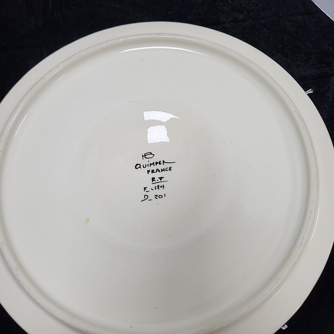 Quimper Lidded Casserole