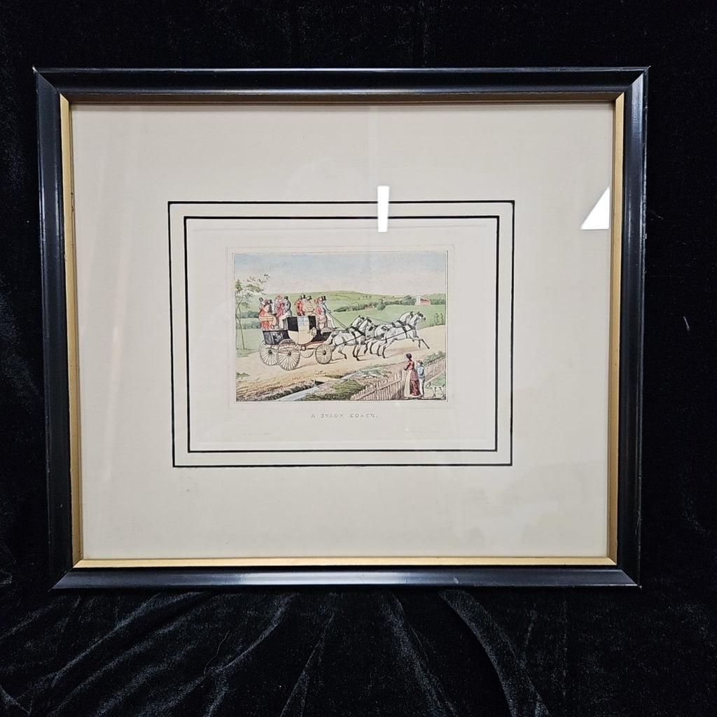 Framed Etching