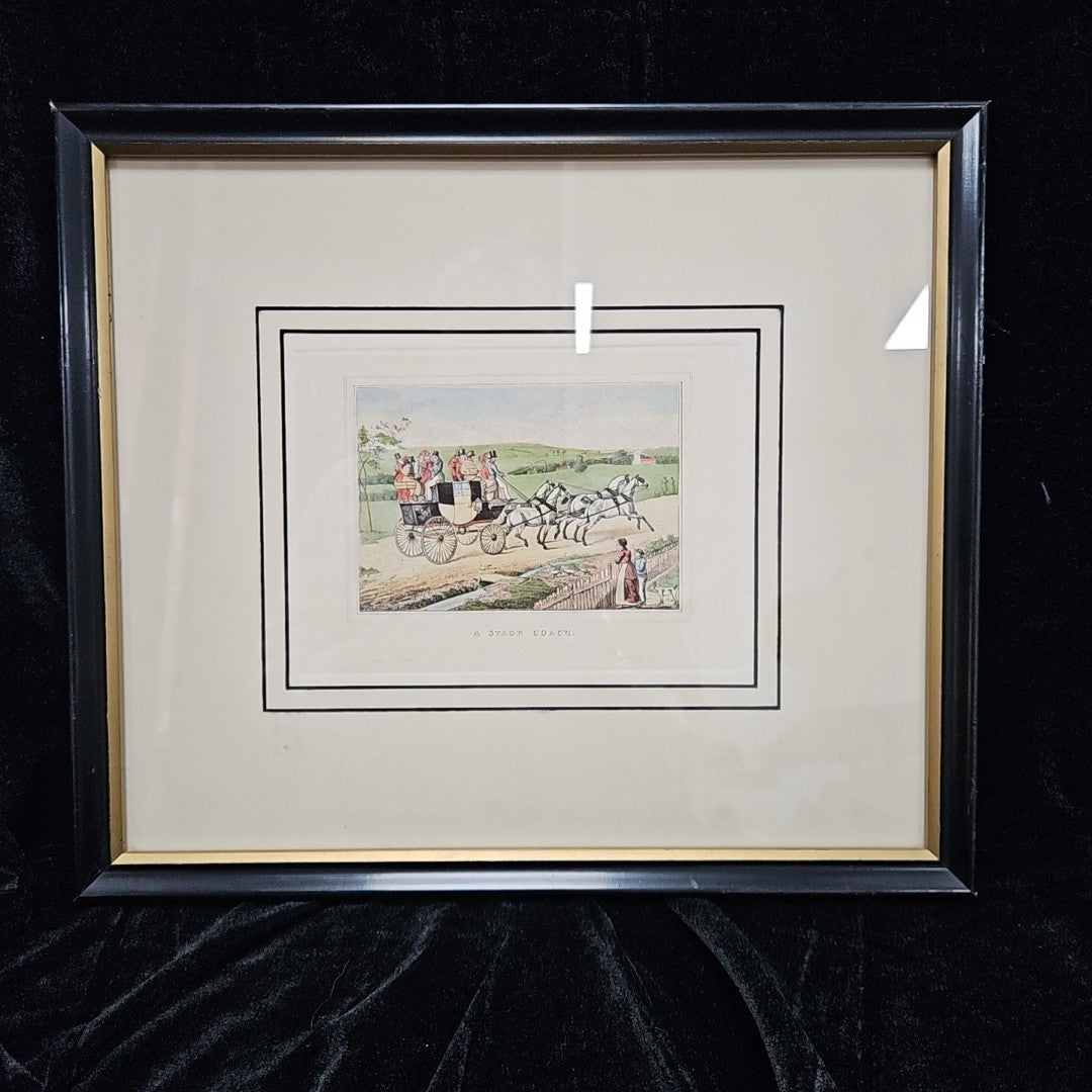 Framed Etching