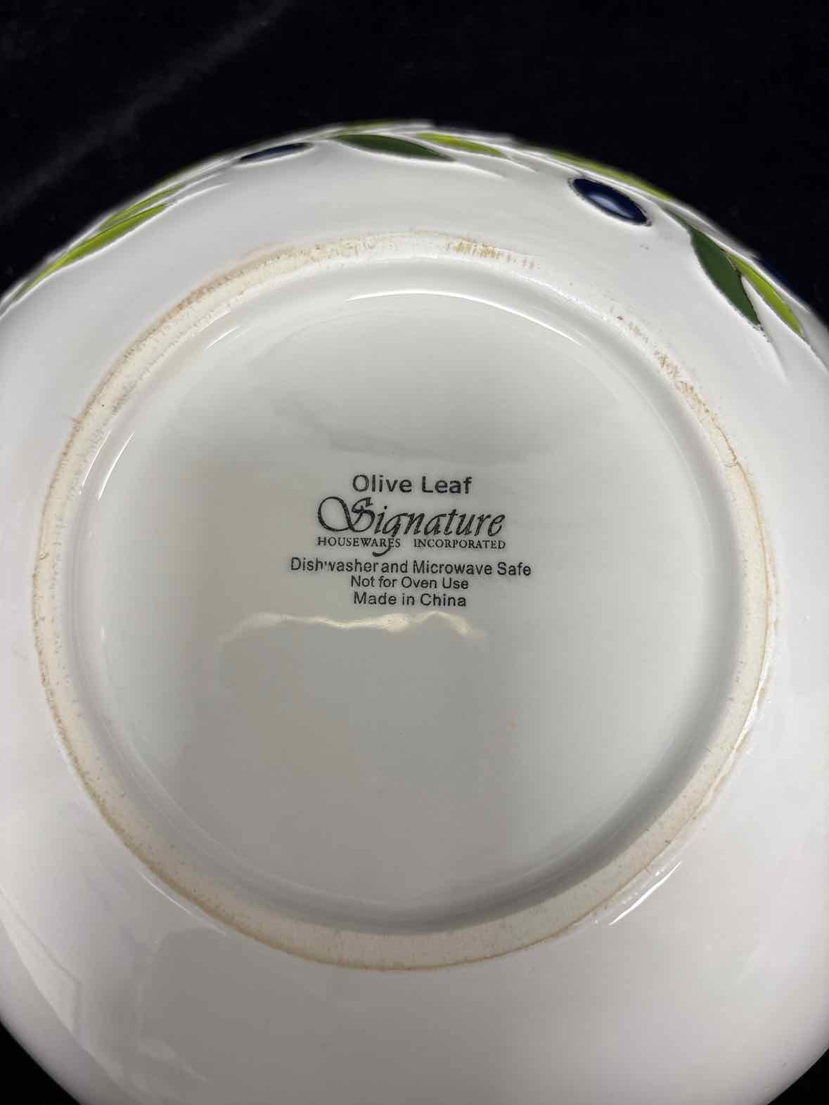 Signature Housewares Pasta Bowl