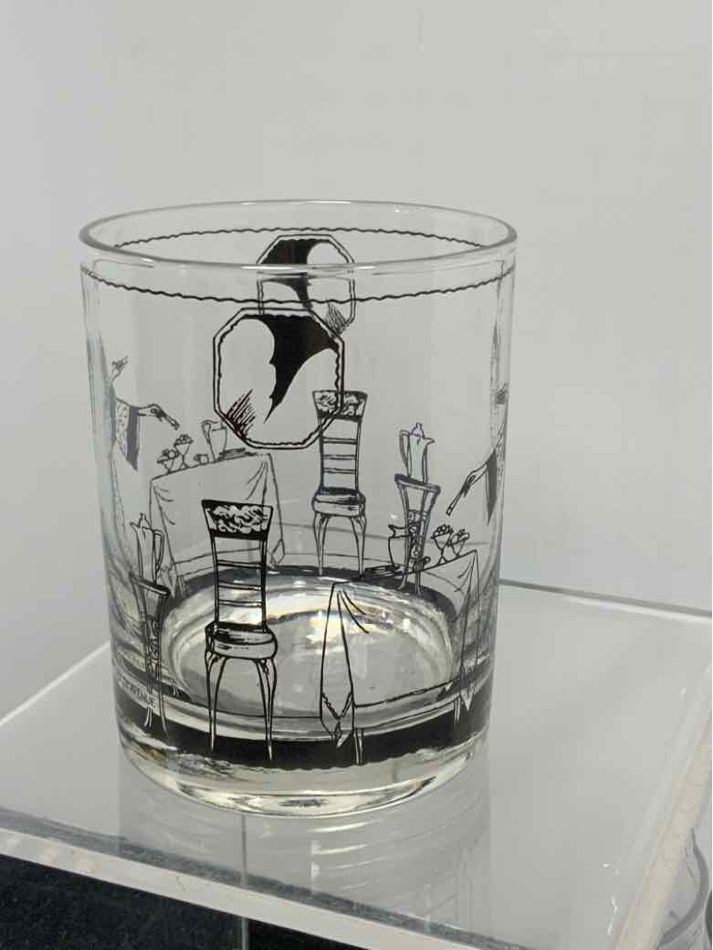 Saks Fifth Ave. Double Old Fashion Glass