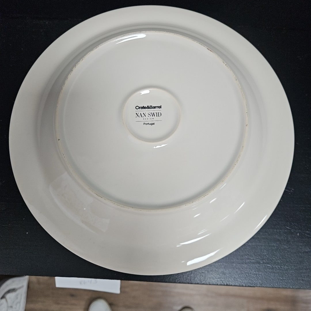 Crate & Barrel Dinner Plate