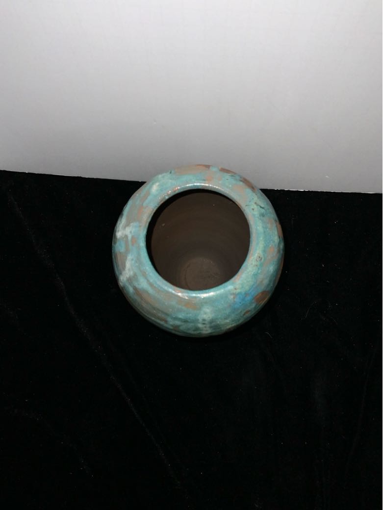 Raku Vase