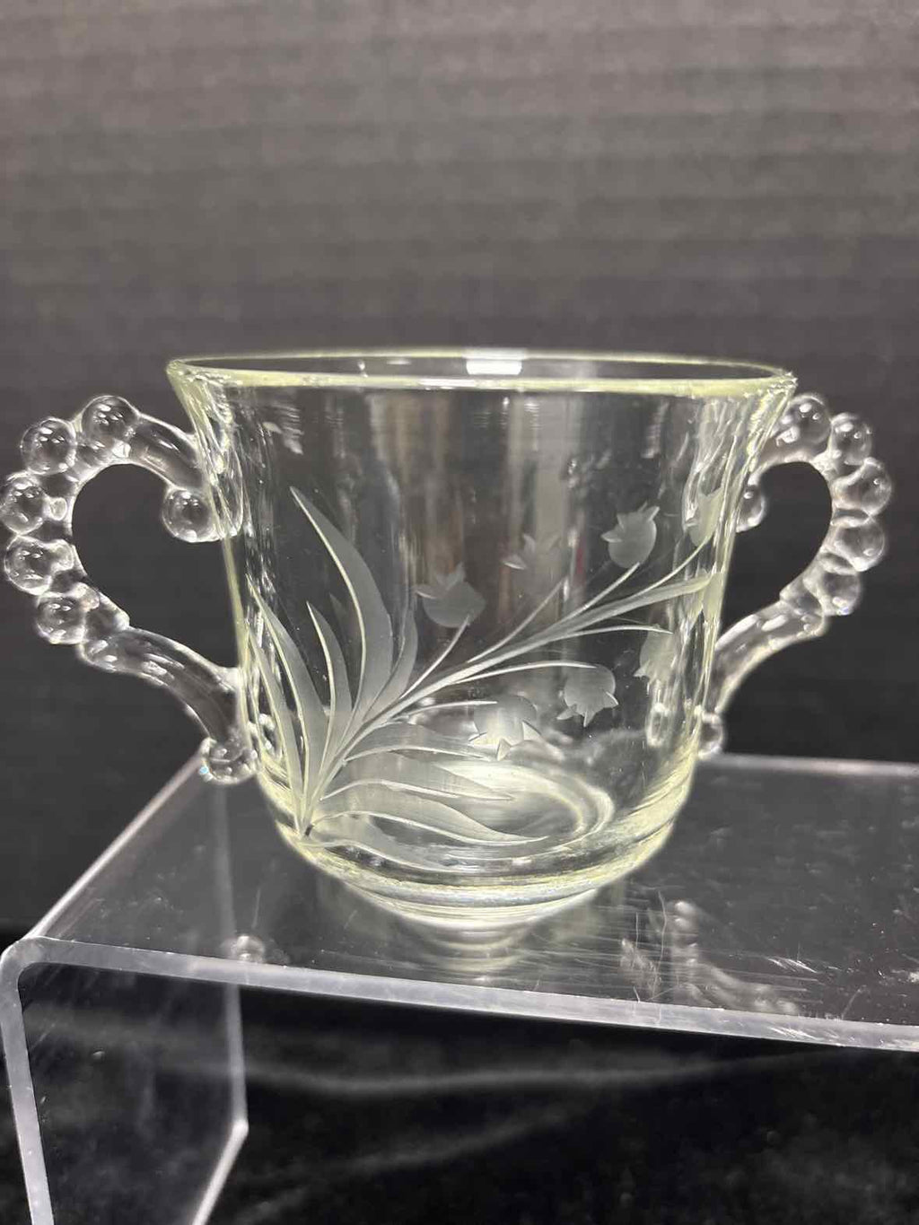 Imperial Glass Cream & Sugar