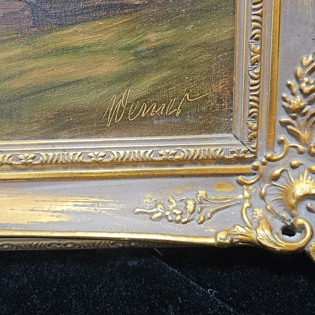 Framed Oil