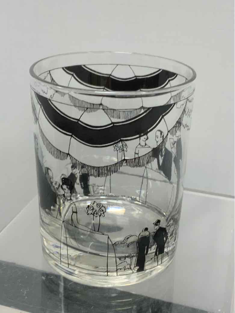 Saks Fifth Ave. Double Old Fashion Glass