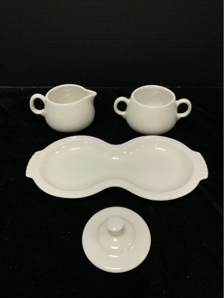 Homer Laughlin Creamer & Sugar Bowl