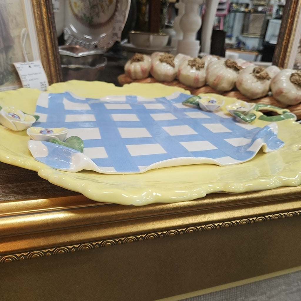 Paper Windows Serving Plate